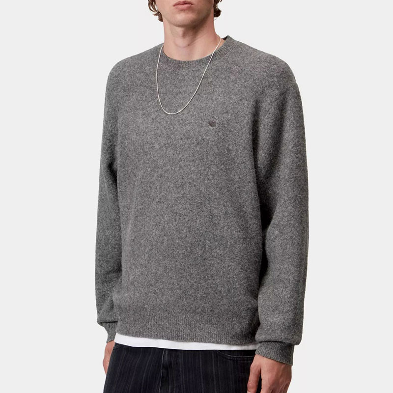Jersey Carhartt WIP: Curtis Sweater (Tangled Graphite)