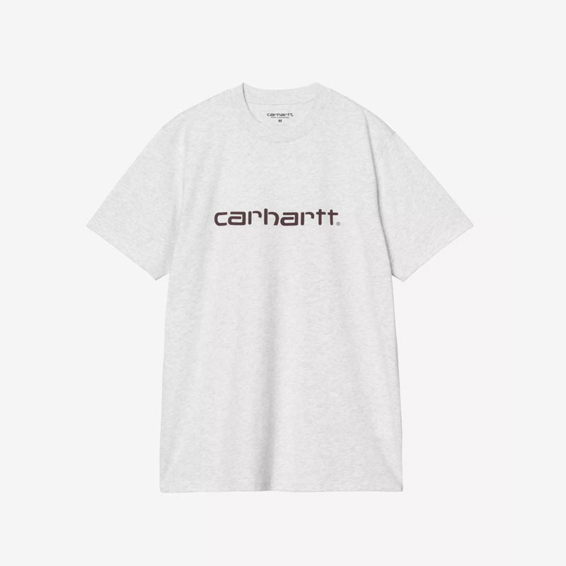 Camiseta Carhartt WIP: SS Script T Shirt (Ash Heather Rondo)