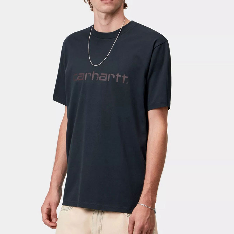 Camiseta Carhartt WIP: SS Script T Shirt (Deep Night Palisander)