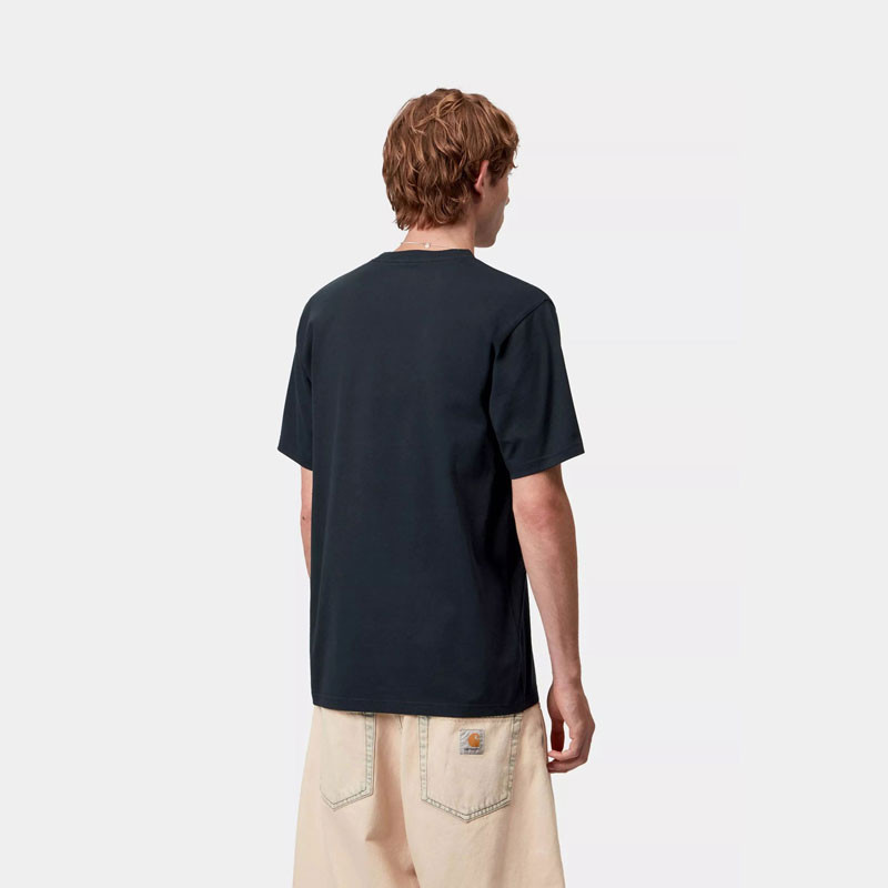 Camiseta Carhartt WIP: SS Script T Shirt (Deep Night Palisander)