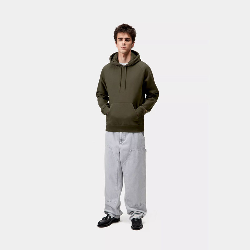 Sudadera Carhartt WIP: Hooded Chase Sweat (Olive Gold)