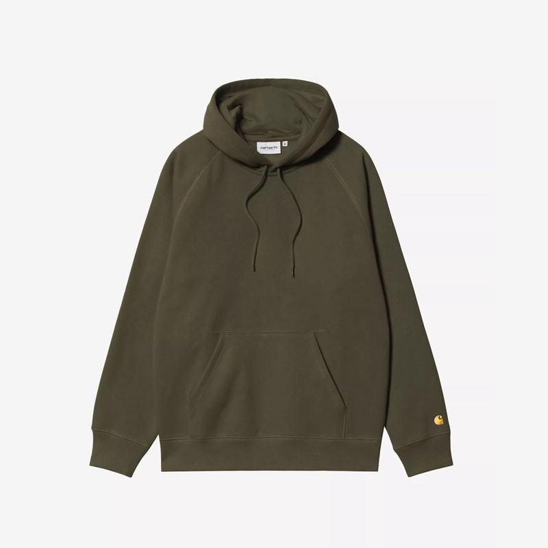 Sudadera Carhartt WIP: Hooded Chase Sweat (Olive Gold)