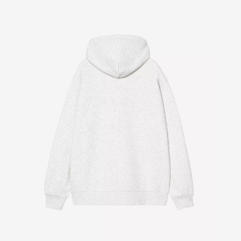 Sudadera Carhartt WIP: W Hooded Carhartt Sweat (Ash Hea Citadel)