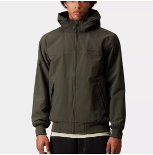 Chaqueta Carhartt WIP: Hooded Sail Jacket (Cypress Black)