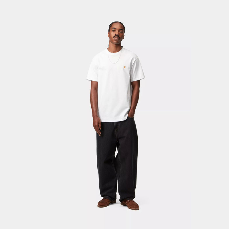 Camiseta Carhartt WIP: SS Chase T Shirt (White Gold)