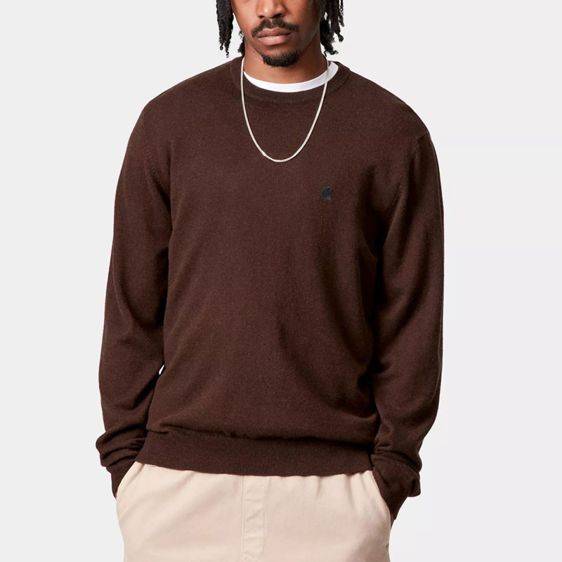 Jersey Carhartt WIP: Madison Sweater (Palisander Black)