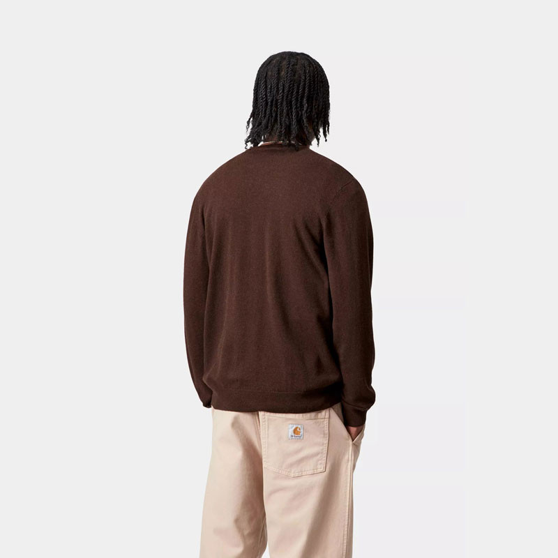 Jersey Carhartt WIP: Madison Sweater (Palisander Black)