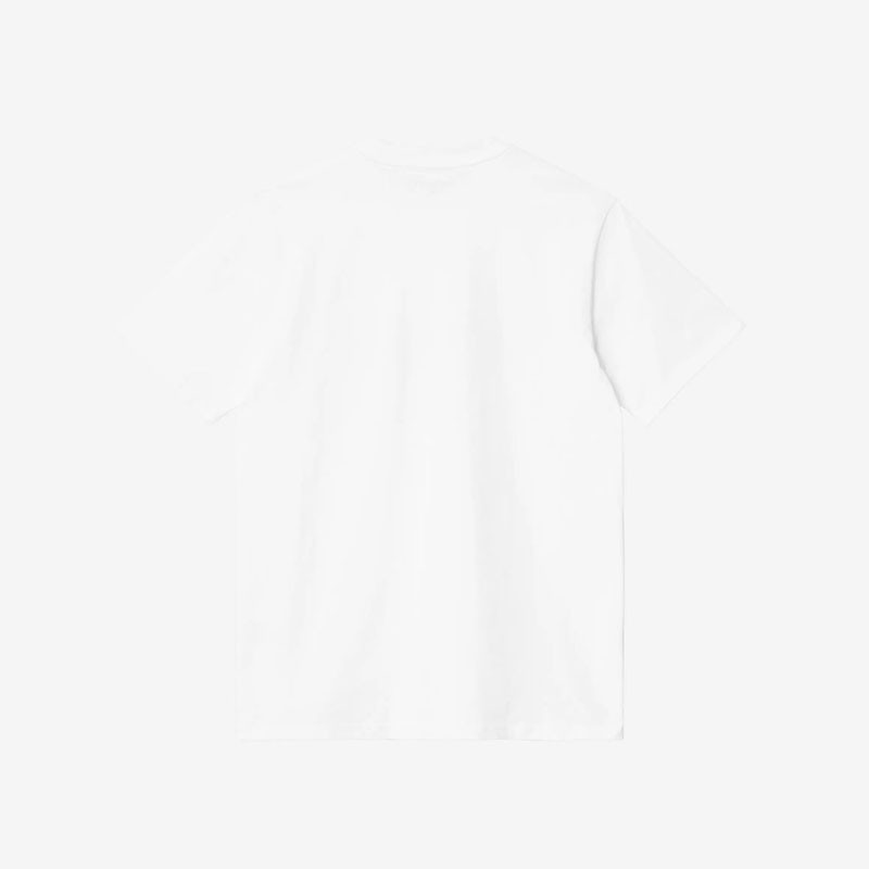 Camiseta Carhartt WIP: SS Script T Shirt (White Black)