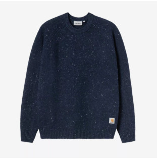 Jersey Carhartt WIP: Anglistic Sweater (Speckled Jupiter)