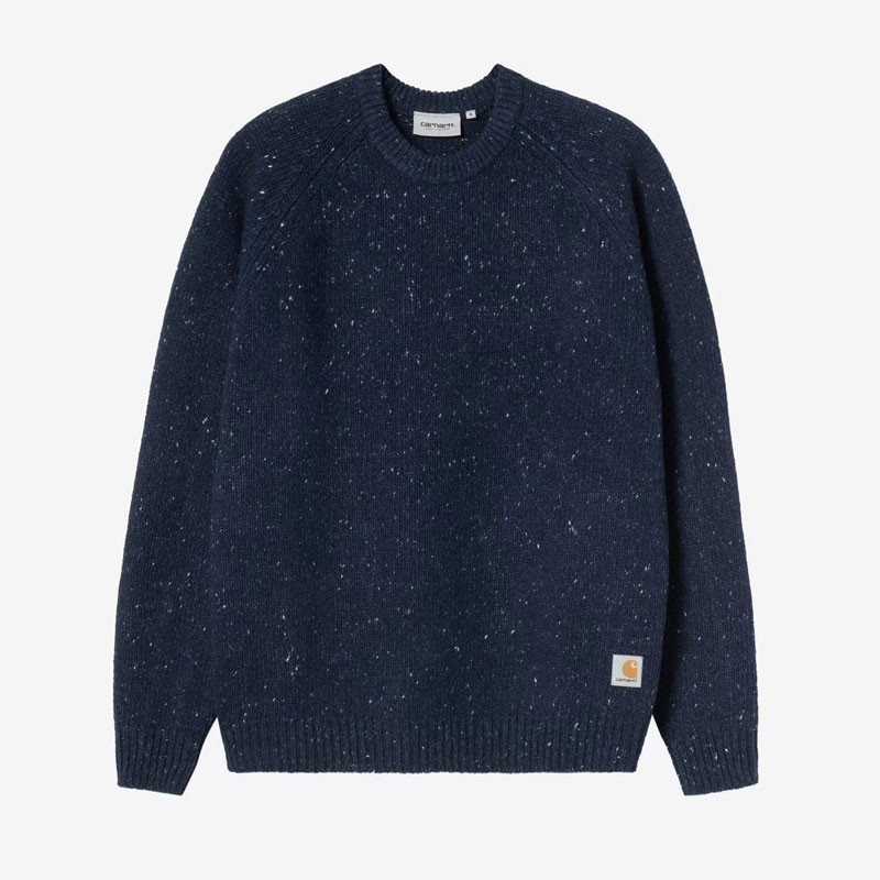 Jersey Carhartt WIP: Anglistic Sweater (Speckled Jupiter)