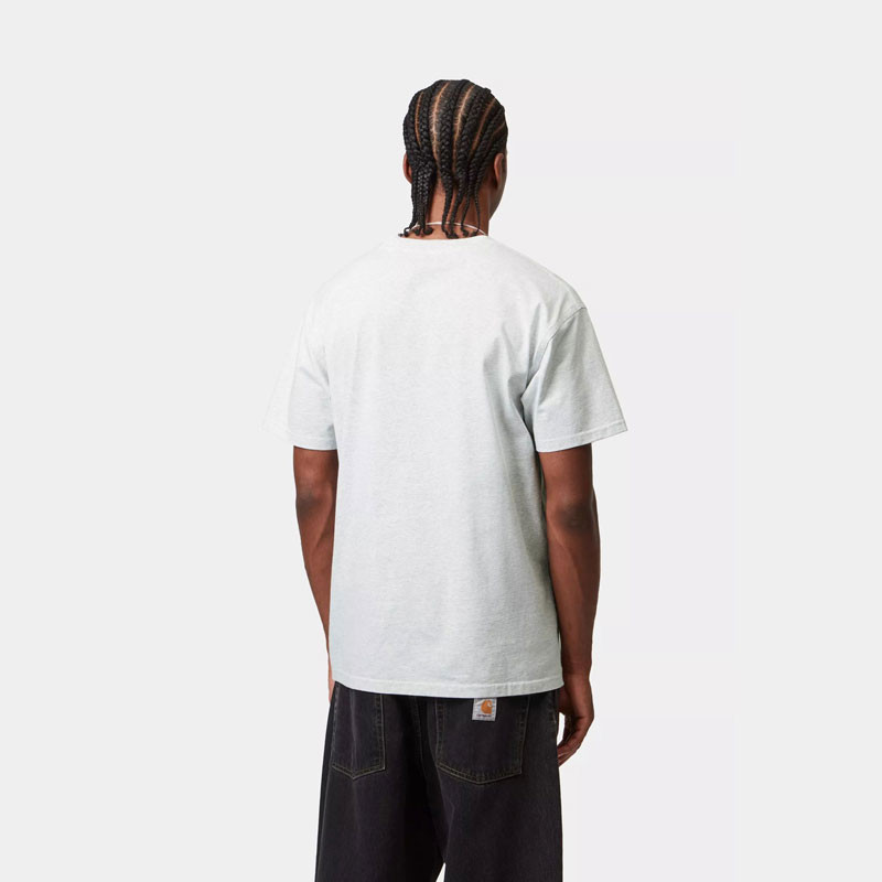 Camiseta Carhartt WIP: SS American Script T Shirt (Ash Heather)