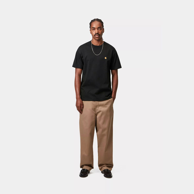Camiseta Carhartt WIP: SS Chase T Shirt (Black Gold)