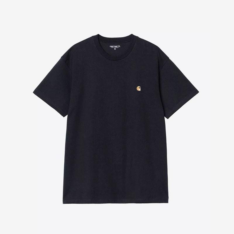 Camiseta Carhartt WIP: SS Chase T Shirt (Dark Navy Gold)