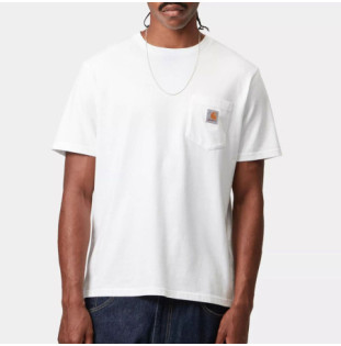 Camiseta Carhartt WIP: SS Pocket T Shirt (White)