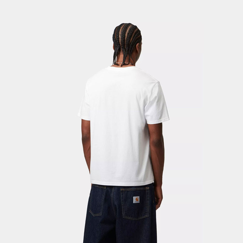 Camiseta Carhartt WIP: SS Pocket T Shirt (White)