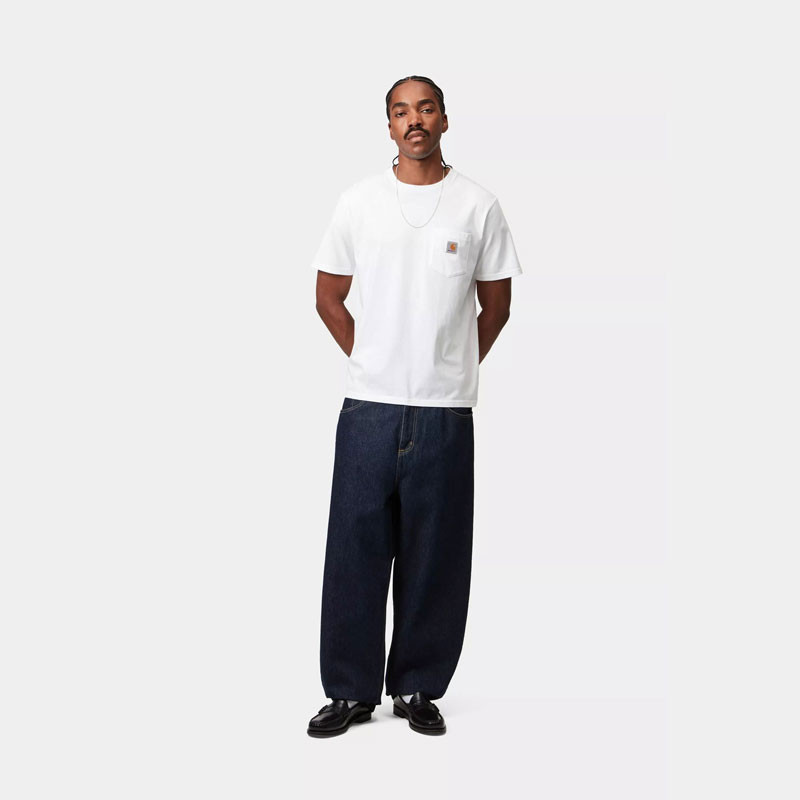 Camiseta Carhartt WIP: SS Pocket T Shirt (White)