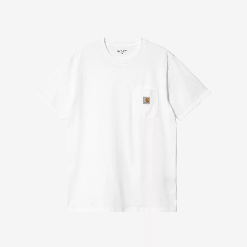 Camiseta Carhartt WIP: SS Pocket T Shirt (White)