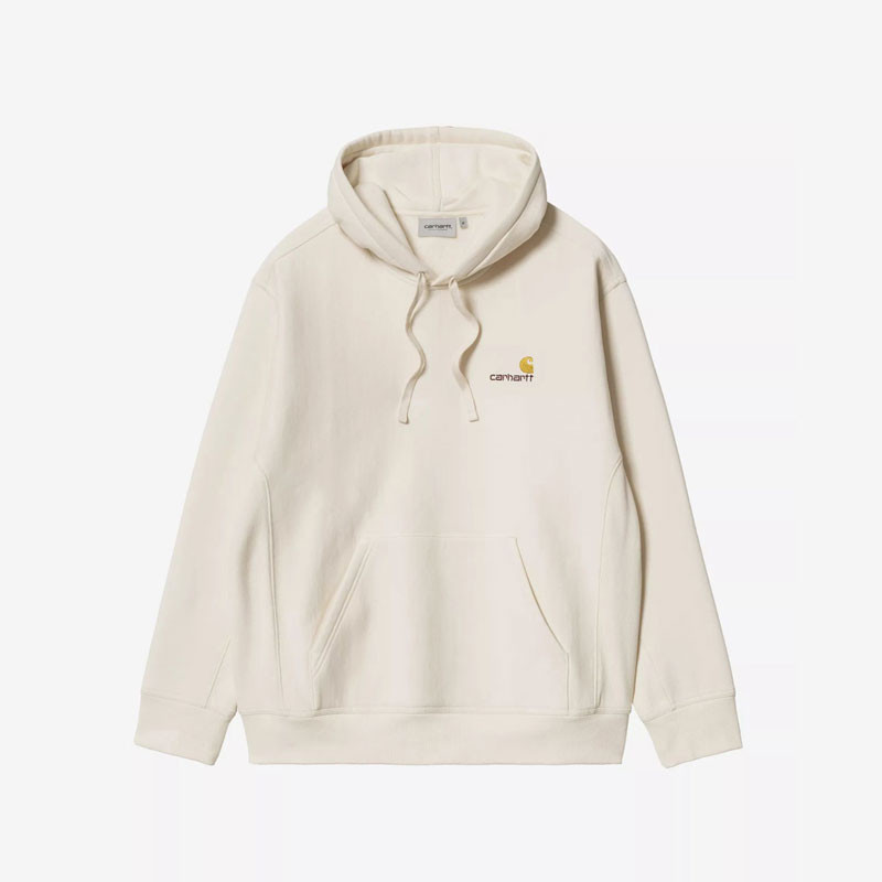 Sudadera Carhartt WIP: Hooded American Script Sweat (Natural)