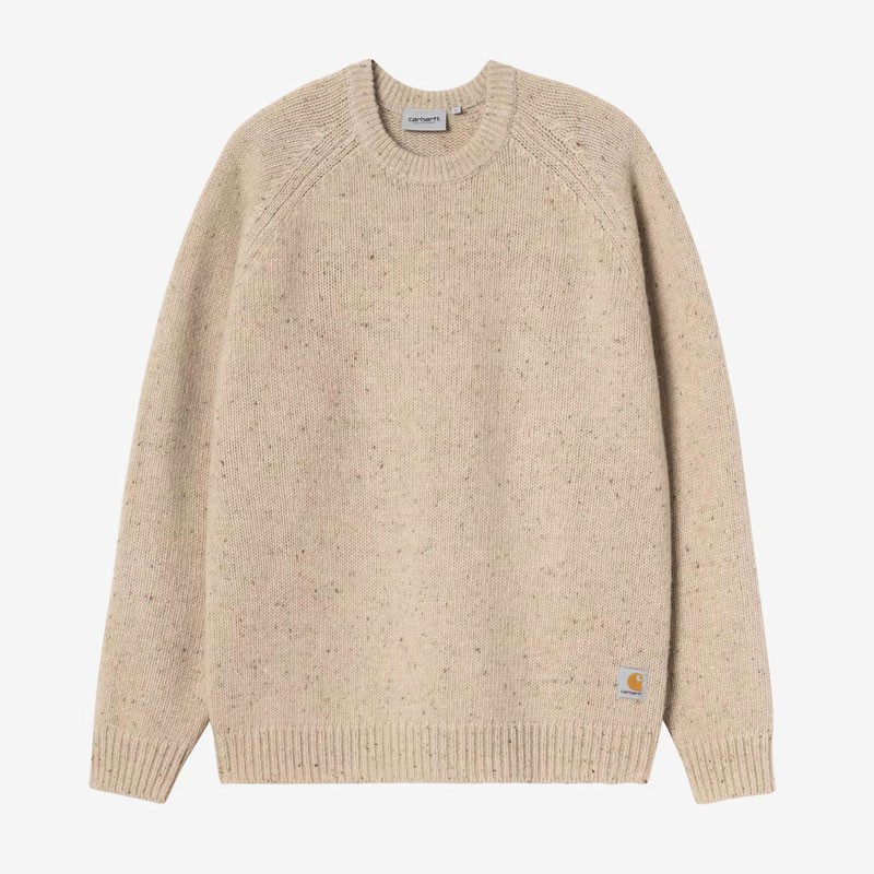 Jersey Carhartt WIP: Anglistic Sweater (Speckled Fleur de Sel)