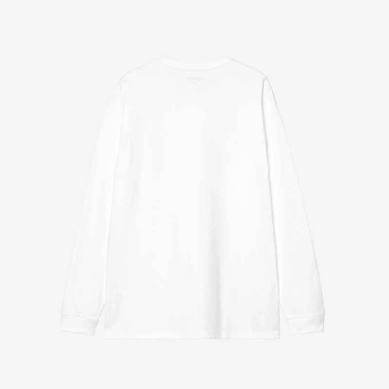 Camiseta Carhartt WIP: LS Chase T Shirt (White Gold)