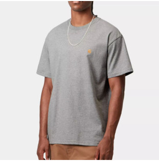Camiseta Carhartt WIP: SS Chase T Shirt (Grey Heather Gold)