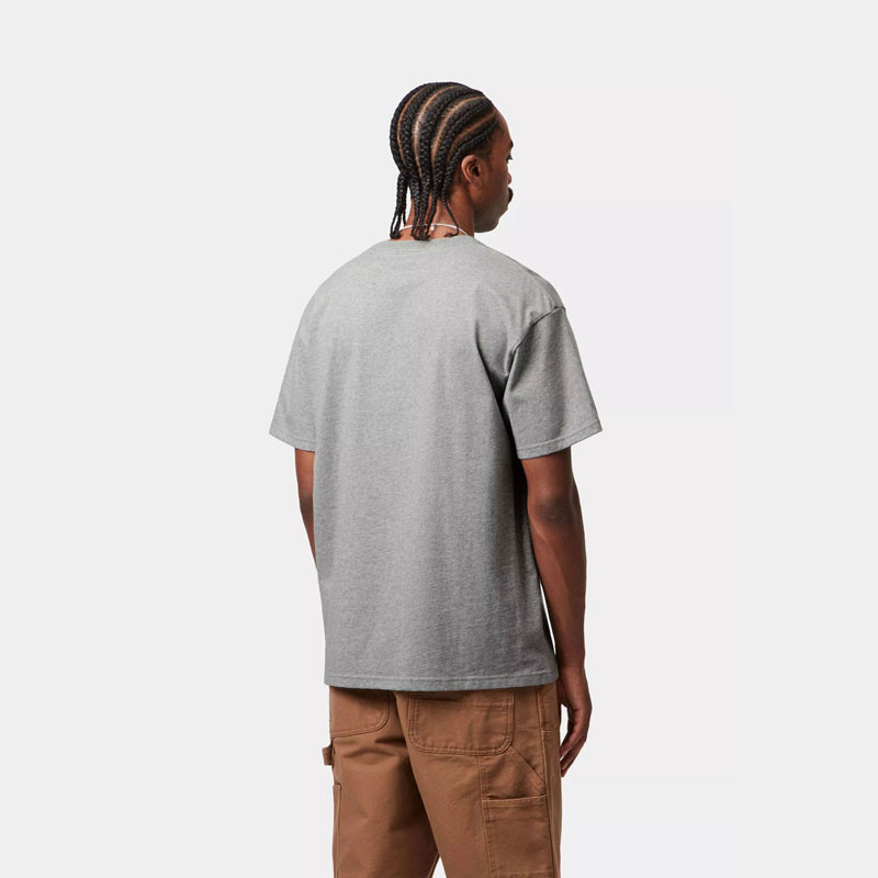 Camiseta Carhartt WIP: SS Chase T Shirt (Grey Heather Gold)