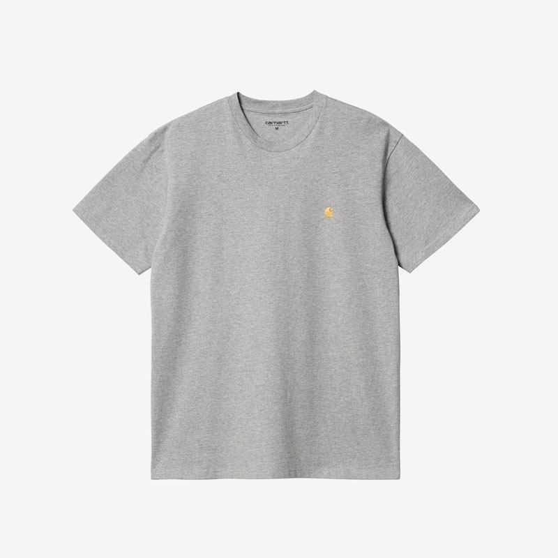 Camiseta Carhartt WIP: SS Chase T Shirt (Grey Heather Gold)