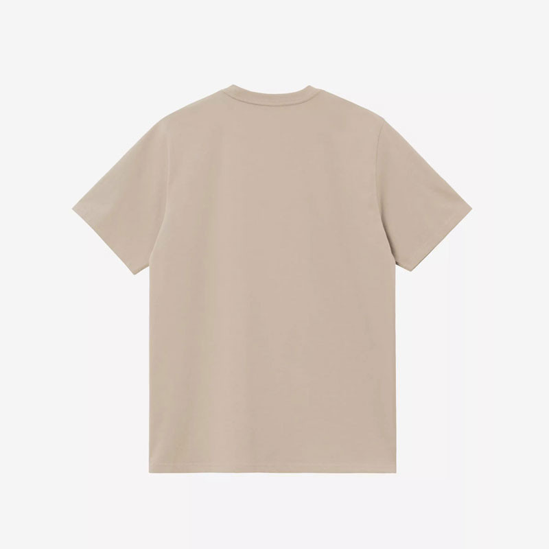 Camiseta Carhartt WIP: SS Script Embroidery Tee (Fleur Sel Wht)