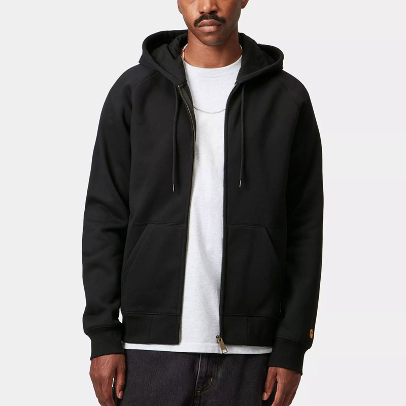 Sudadera Carhartt WIP: Hooded Chase Jacket (Black Gold)