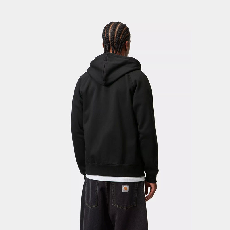 Sudadera Carhartt WIP: Hooded Chase Jacket (Black Gold)