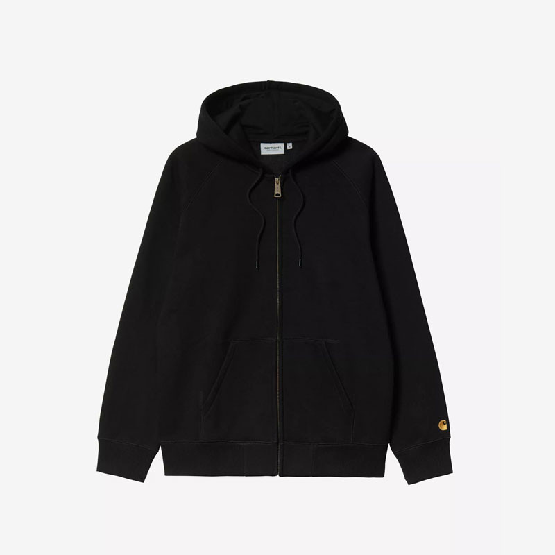 Sudadera Carhartt WIP: Hooded Chase Jacket (Black Gold)