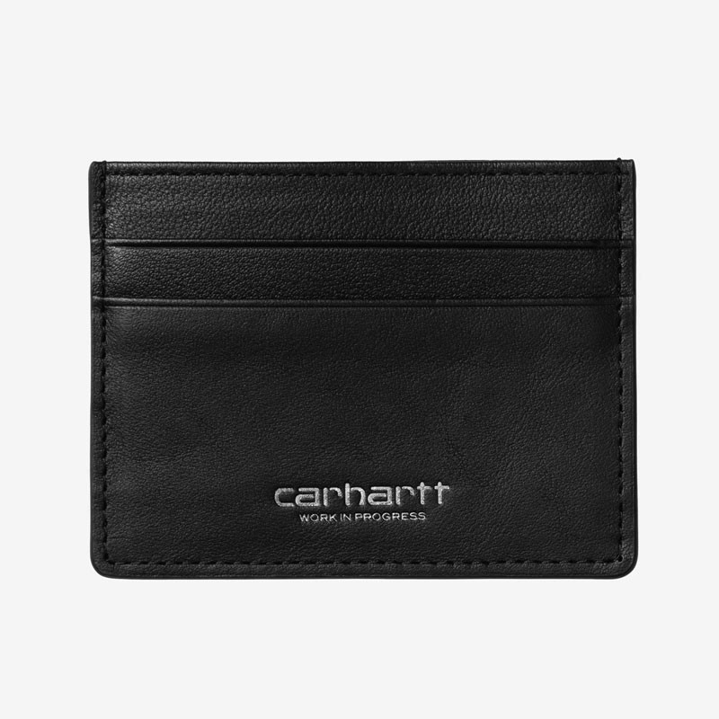 Cartera Carhartt WIP: Vegas Cardholder (Black Silver)