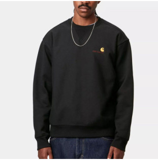 Sudadera Carhartt WIP: American Script Sweat (Black)