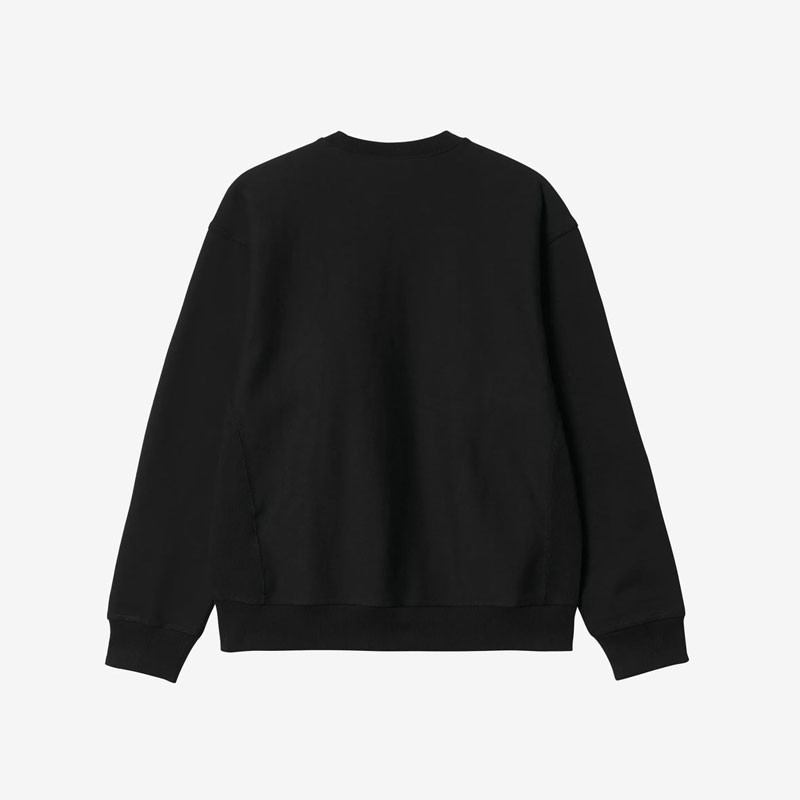 Sudadera Carhartt WIP: American Script Sweat (Black)