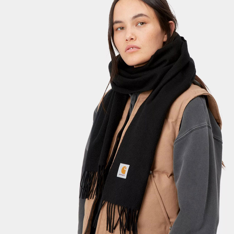 Bufanda Carhartt WIP: Clan Scarf (Black)