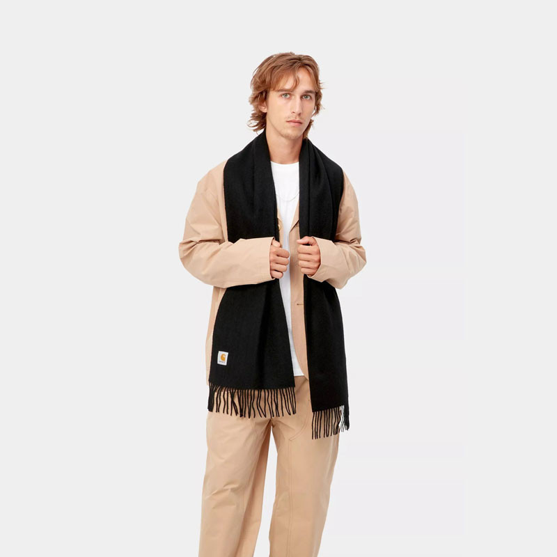 Bufanda Carhartt WIP: Clan Scarf (Black)
