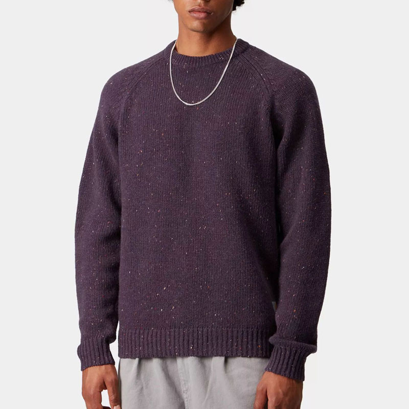 Jersey Carhartt WIP: Anglistic Sweater (Speckled Lakers)