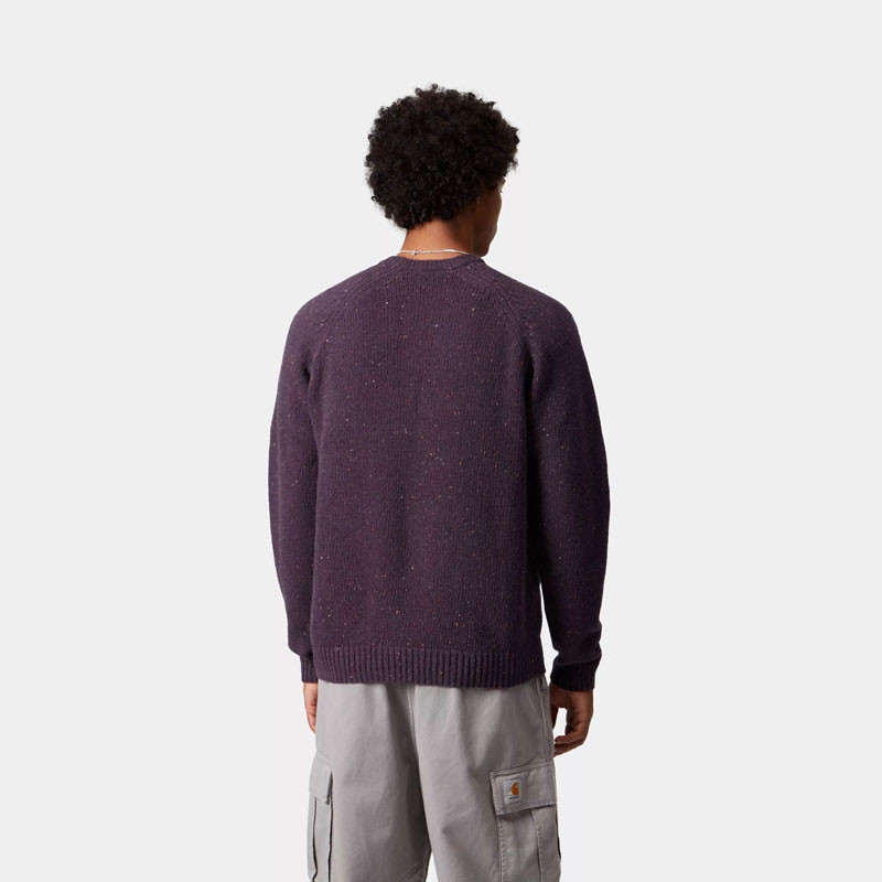 Jersey Carhartt WIP: Anglistic Sweater (Speckled Lakers)
