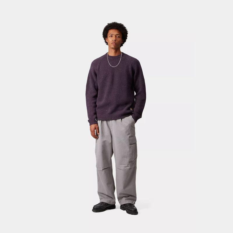 Jersey Carhartt WIP: Anglistic Sweater (Speckled Lakers)