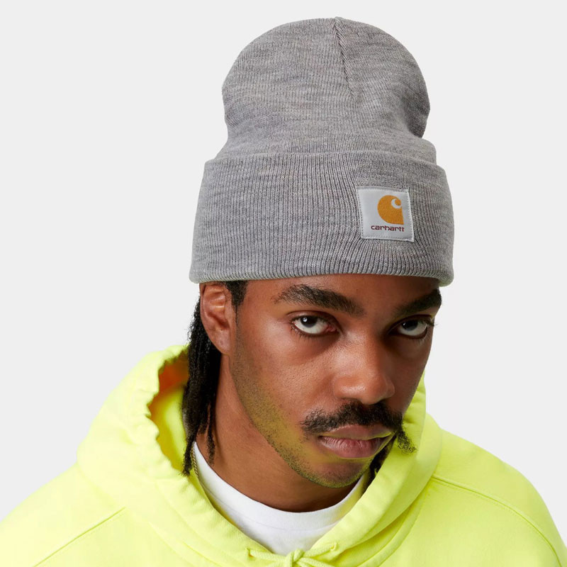Gorro Carhartt WIP: Acrylic Watch Hat (Grey Heather)