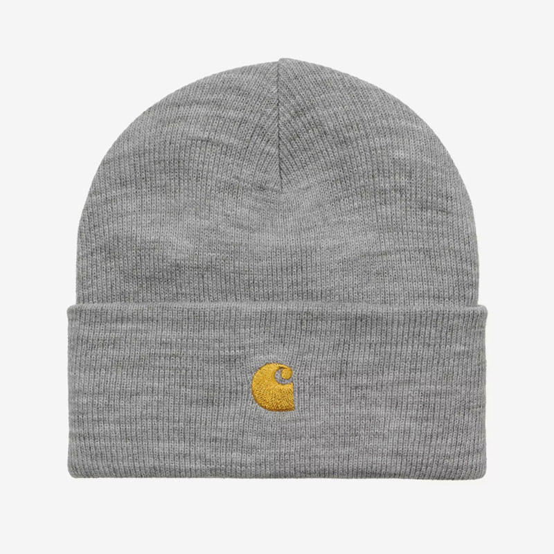 Gorro Carhartt WIP: Chase Beanie (Grey Heather Gold)