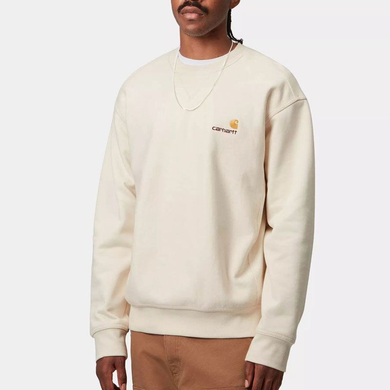Sudadera Carhartt WIP: American Script Sweat (Natural)