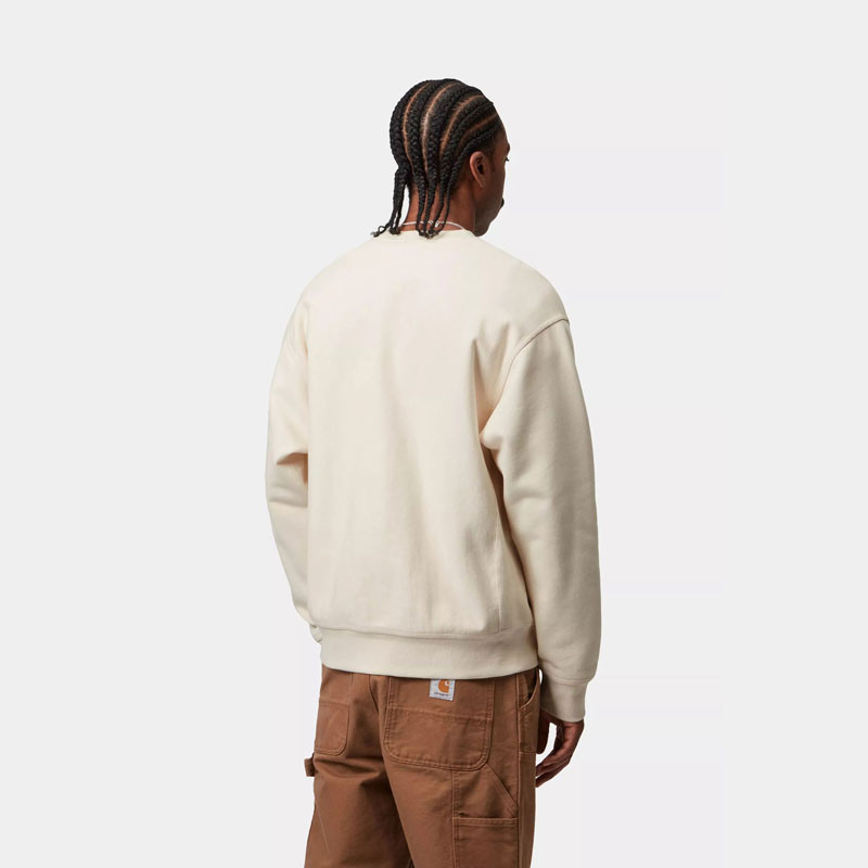 Sudadera Carhartt WIP: American Script Sweat (Natural)
