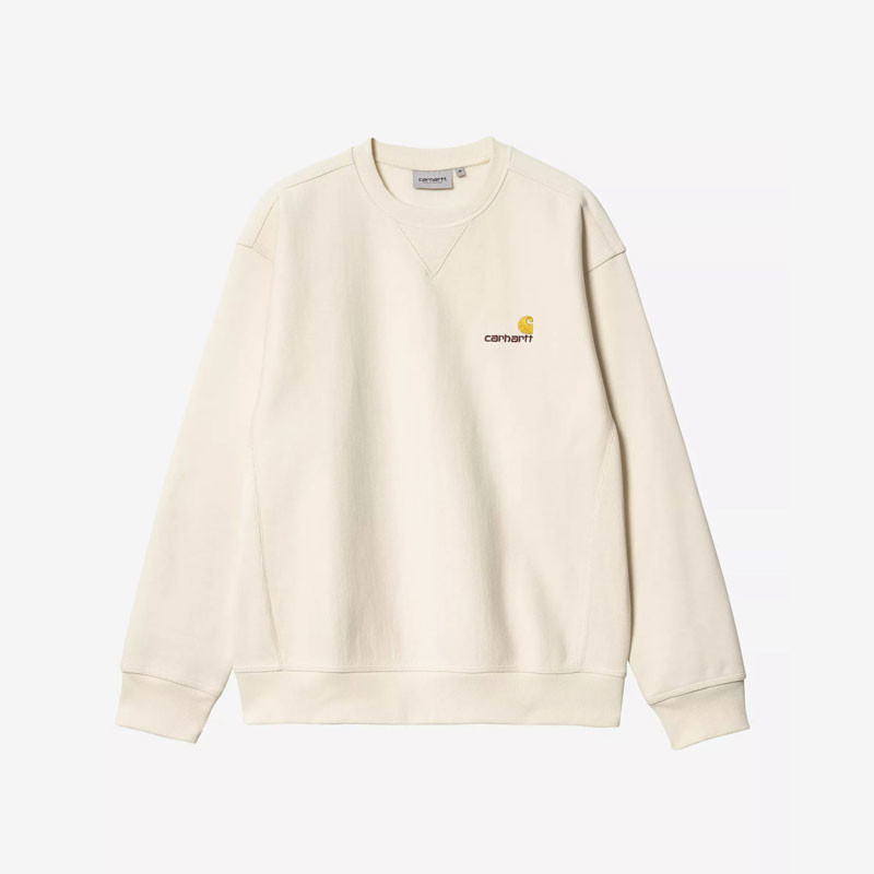 Sudadera Carhartt WIP: American Script Sweat (Natural)