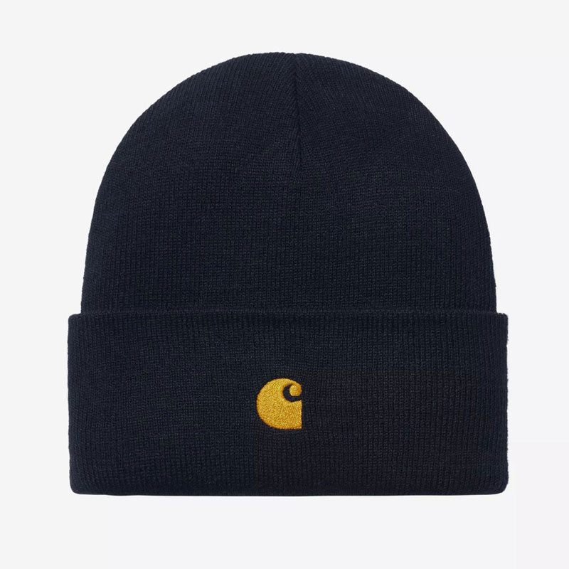 Gorro Carhartt WIP: Chase Beanie (Dark Navy Gold)