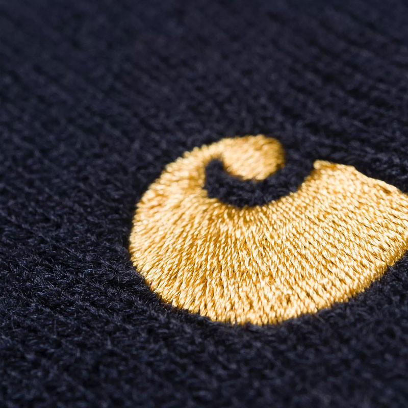 Gorro Carhartt WIP: Chase Beanie (Dark Navy Gold)