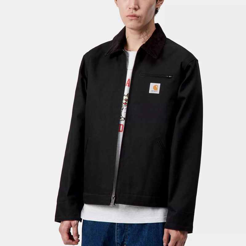 Chaqueta Carhartt WIP: Detroit Jacket (Black Black Rigid)
