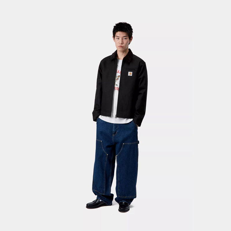 Chaqueta Carhartt WIP: Detroit Jacket (Black Black Rigid)