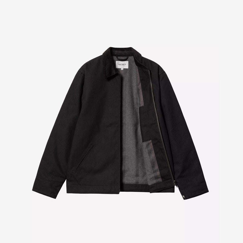 Chaqueta Carhartt WIP: Detroit Jacket (Black Black Rigid)