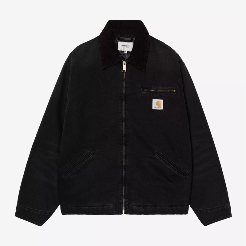 Chaqueta Carhartt WIP: OG Detroit Jacket (Black Black Stone Cnvs)